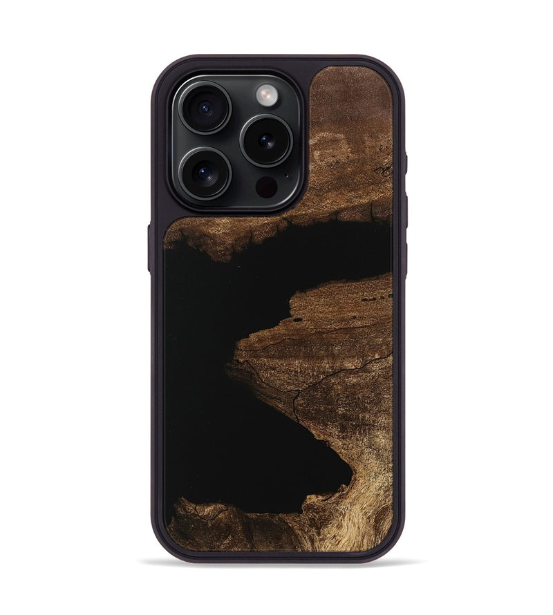 iPhone 15 Pro Wood Phone Case - Ozzy (Wood Burl, 745501)