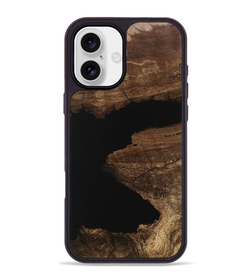 iPhone 16 Plus Wood Phone Case - Ozzy (Wood Burl, 745501)