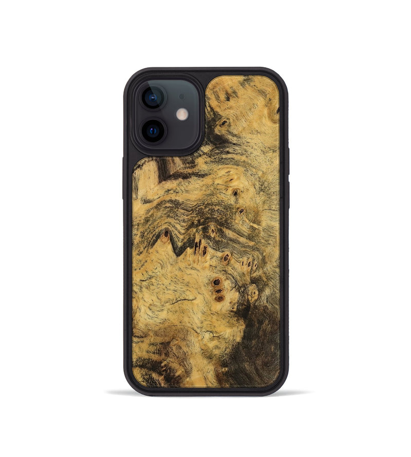 iPhone 12 mini Wood Phone Case - Ishaan (Wood Burl, 745502)