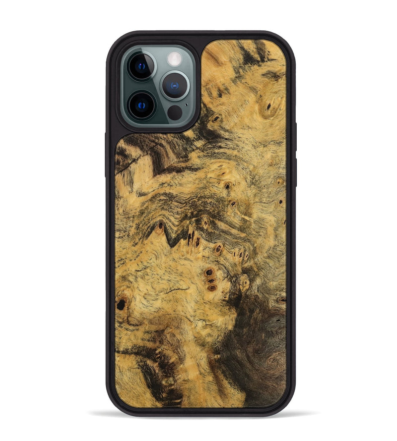 iPhone 12 Pro Max Wood Phone Case - Ishaan (Wood Burl, 745502)