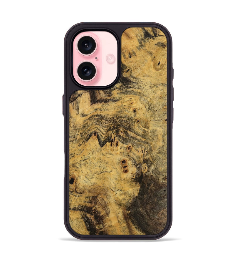 iPhone 16 Wood Phone Case - Ishaan (Wood Burl, 745502)