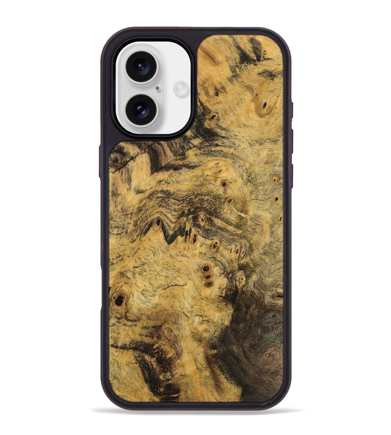 iPhone 16 Plus Wood Phone Case - Ishaan (Wood Burl, 745502)