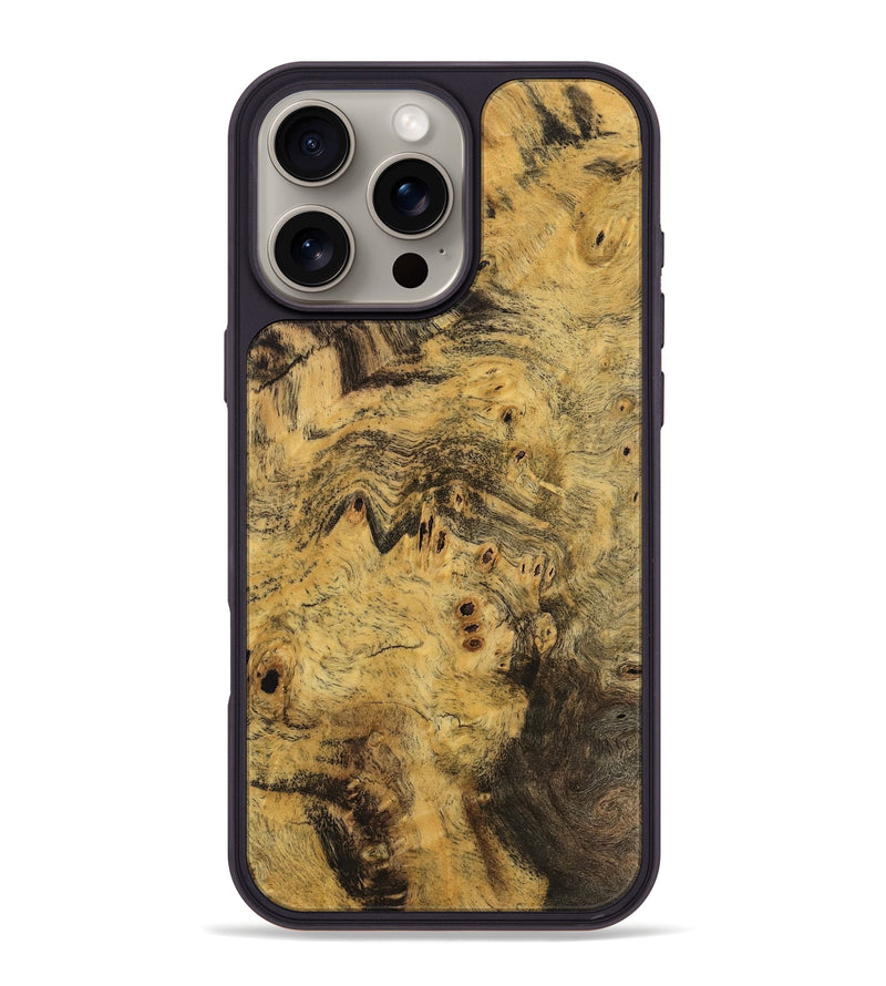 iPhone 16 Pro Max Wood Phone Case - Ishaan (Wood Burl, 745502)