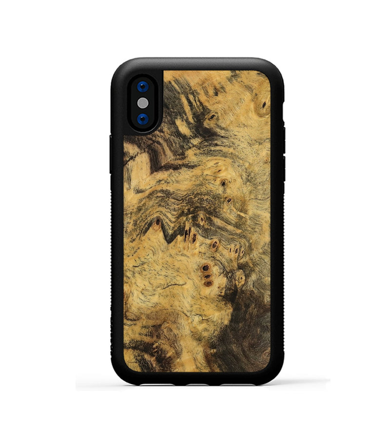 iPhone Xs Wood Phone Case - Ishaan (Wood Burl, 745502)