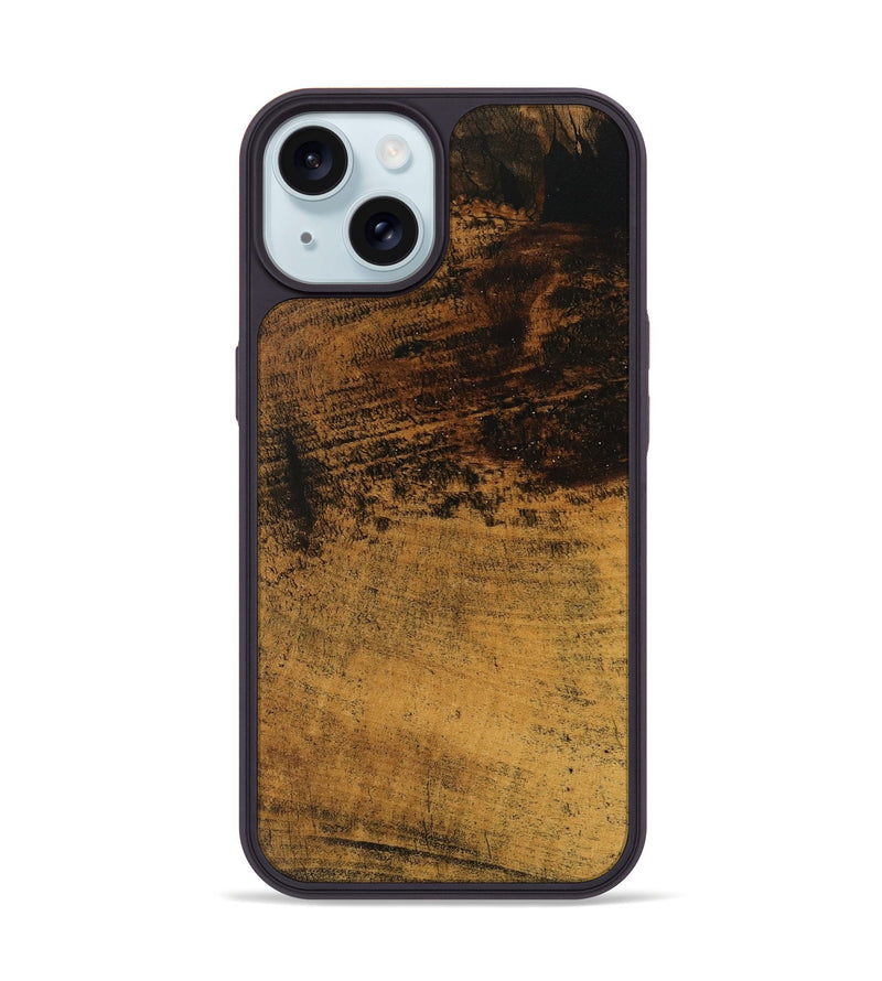 iPhone 15 Wood Phone Case - Saint (Wood Burl, 745503)