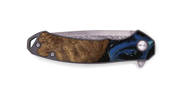 EDC Wood Pocket Knife - Nat (Blue, 745504)