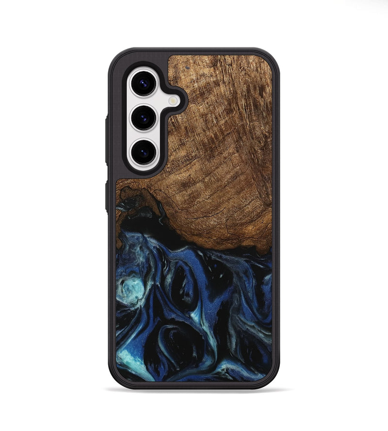 Galaxy S25 Plus Wood Phone Case - Nat (Blue, 745504)