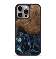 iPhone 16 Pro Max Wood Phone Case - Nat (Blue, 745504)