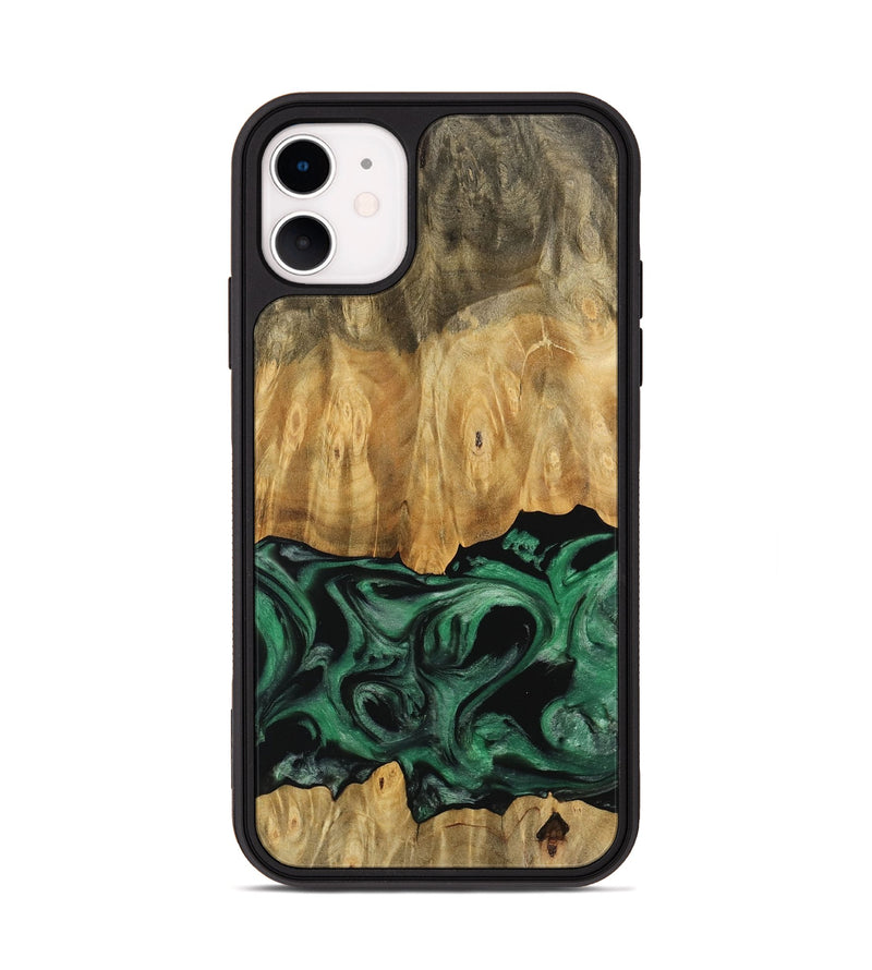 iPhone 11 Wood Phone Case - Sanford (Green, 745506)