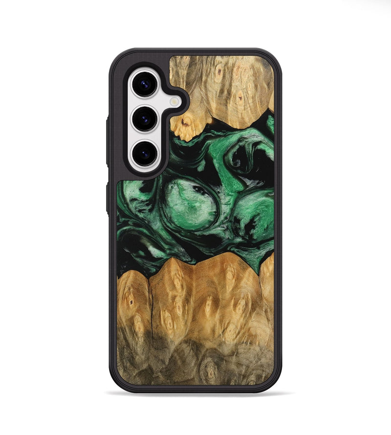 Galaxy S25 Wood Phone Case - Ione (Green, 745507)