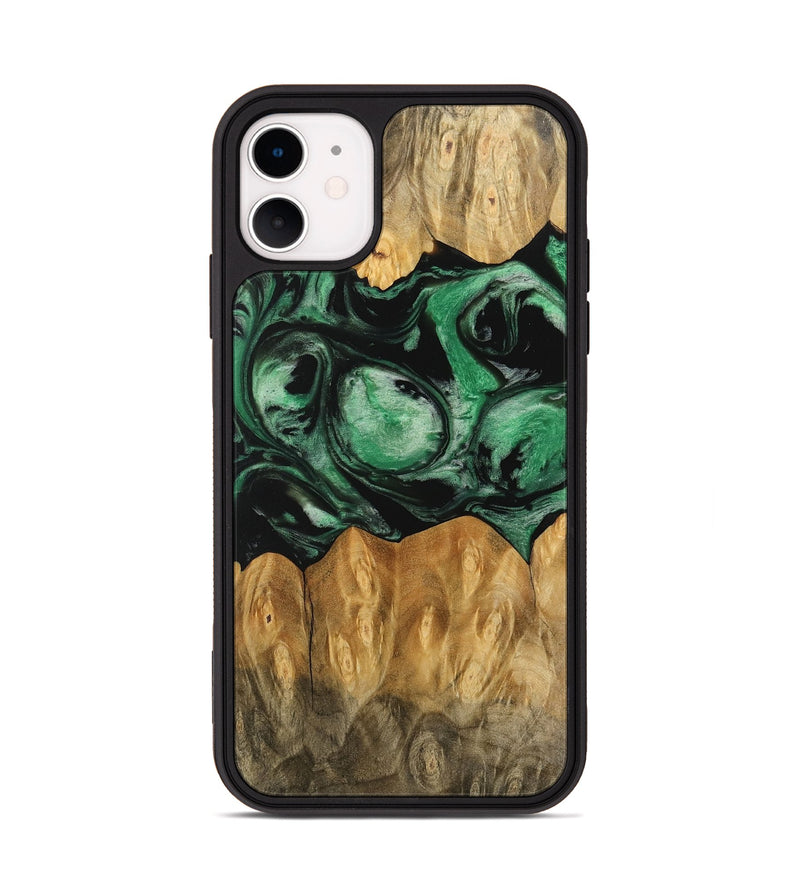 iPhone 11 Wood Phone Case - Ione (Green, 745507)