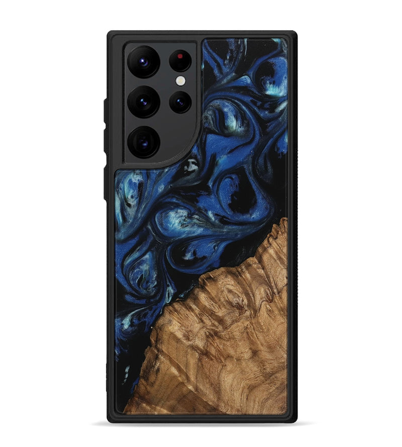 Galaxy S22 Ultra Wood Phone Case - Montana (Blue, 745509)