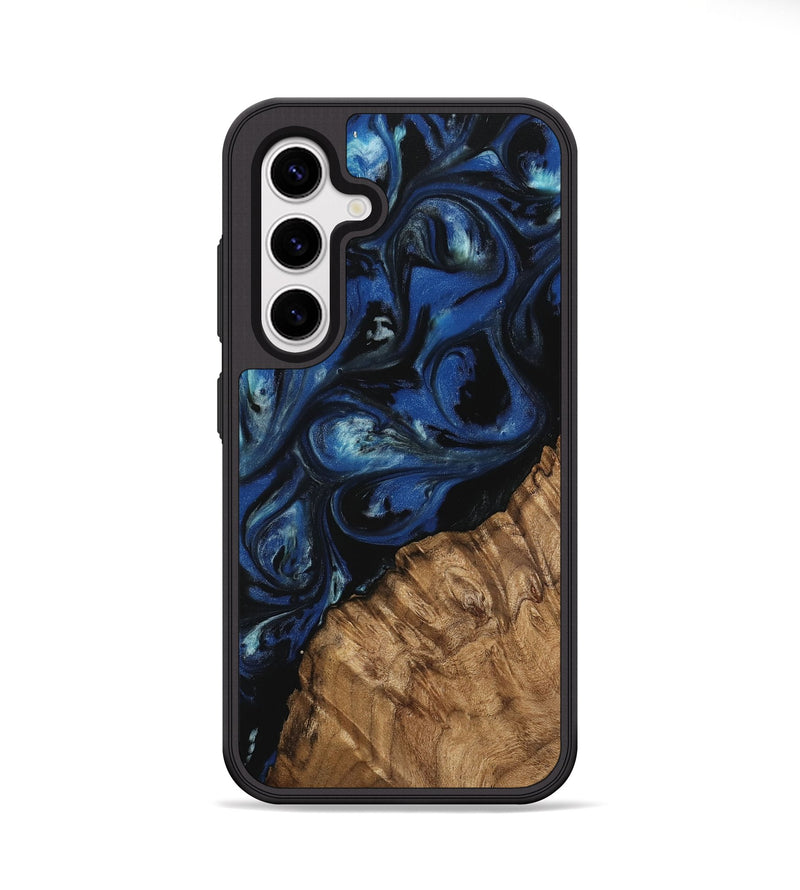 Galaxy S25 Wood Phone Case - Montana (Blue, 745509)