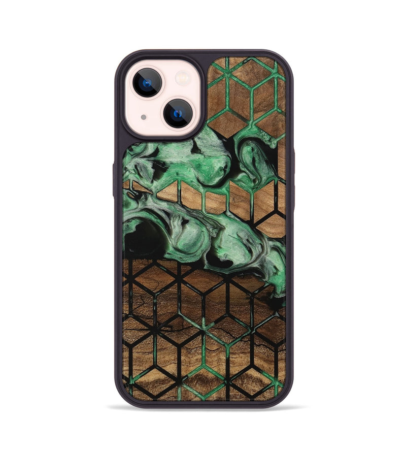 iPhone 14 Wood Phone Case - Roxie (Pattern, 745511)