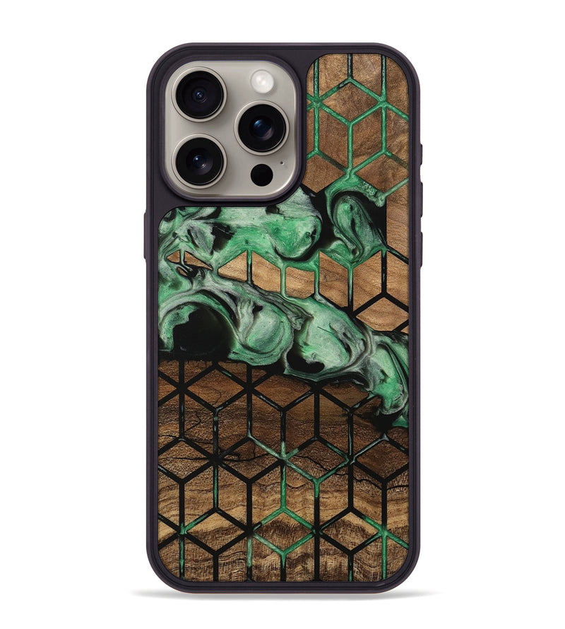 iPhone 15 Pro Max Wood Phone Case - Roxie (Pattern, 745511)