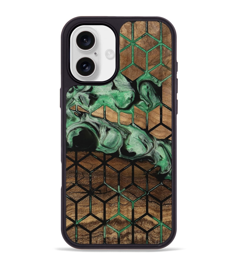 iPhone 16 Plus Wood Phone Case - Roxie (Pattern, 745511)