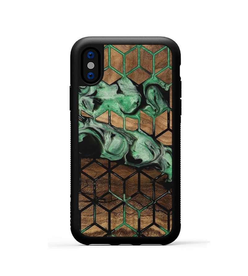 iPhone Xs Wood Phone Case - Roxie (Pattern, 745511)