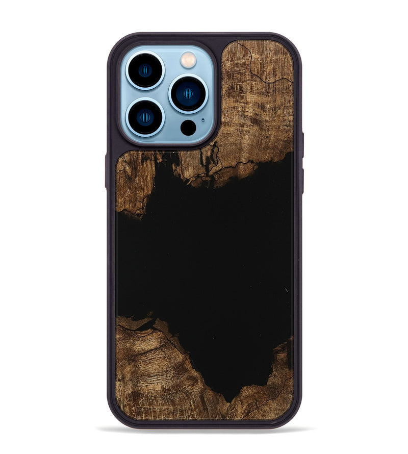 iPhone 14 Pro Max Wood Phone Case - Samuel (Wood Burl, 745515)