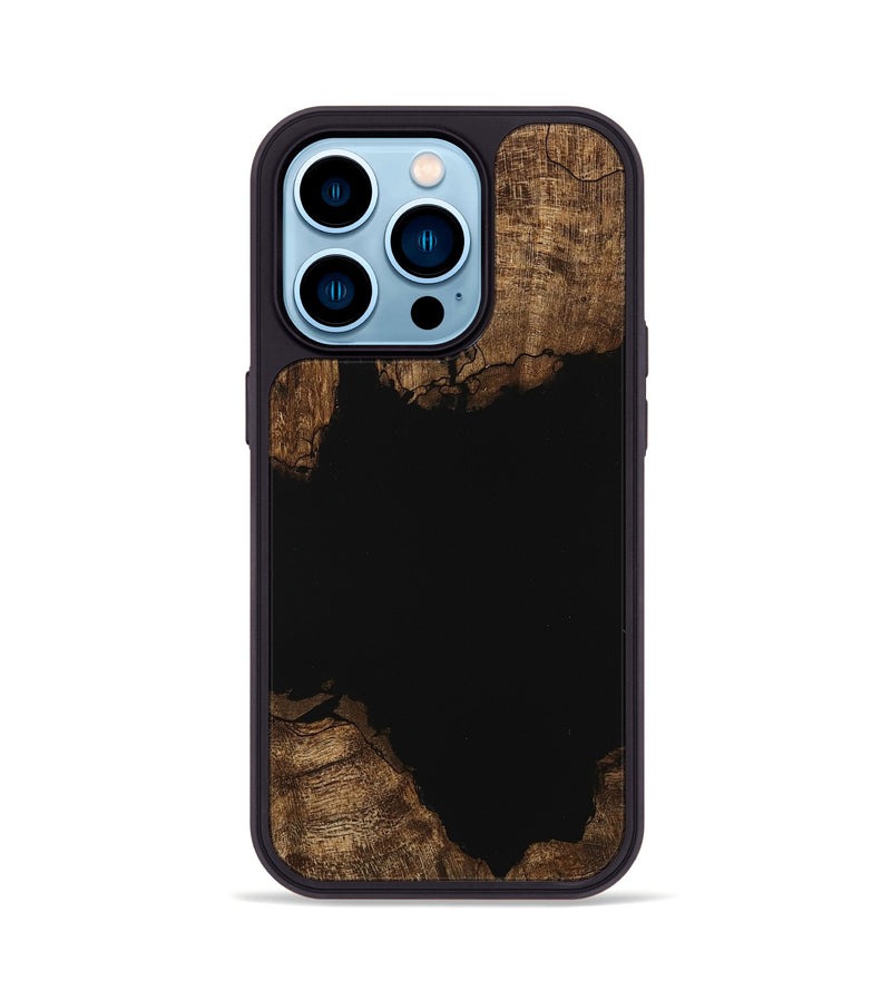 iPhone 14 Pro Wood Phone Case - Samuel (Wood Burl, 745515)