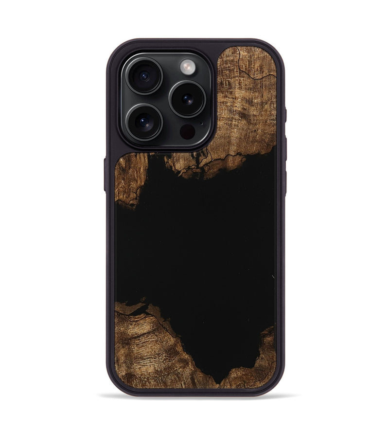 iPhone 15 Pro Wood Phone Case - Samuel (Wood Burl, 745515)