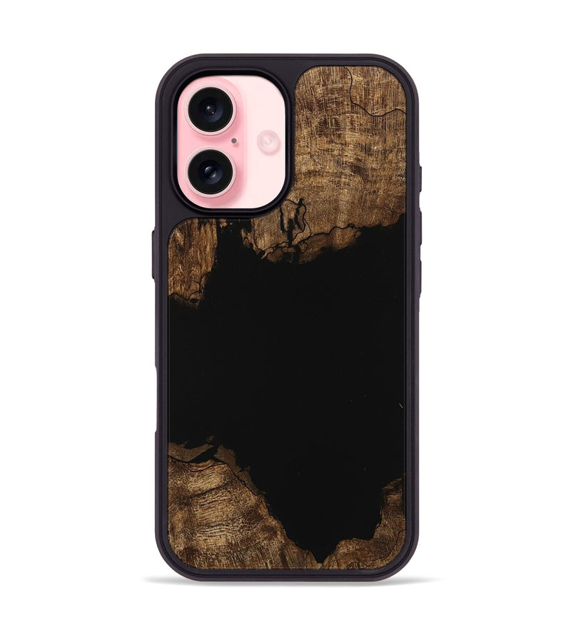 iPhone 16 Wood Phone Case - Samuel (Wood Burl, 745515)