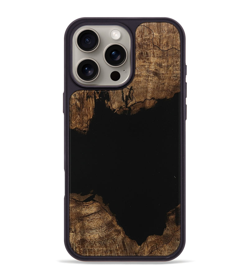 iPhone 16 Pro Max Wood Phone Case - Samuel (Wood Burl, 745515)