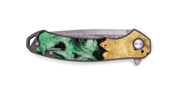 EDC Wood Pocket Knife - Kehlani (Green, 745520)