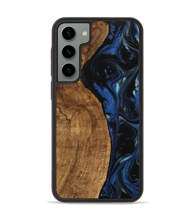 Galaxy S23 Plus Wood Phone Case - Kandice (Blue, 745525)