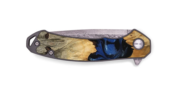 EDC Wood Pocket Knife - Briar (Blue, 745527)