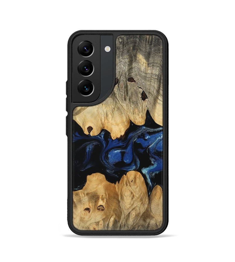 Galaxy S22 Wood Phone Case - Briar (Blue, 745527)