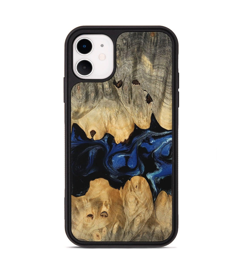 iPhone 11 Wood Phone Case - Briar (Blue, 745527)