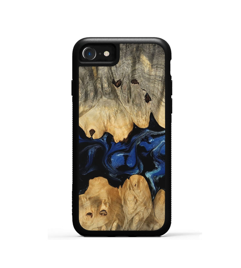 iPhone SE Wood Phone Case - Briar (Blue, 745527)