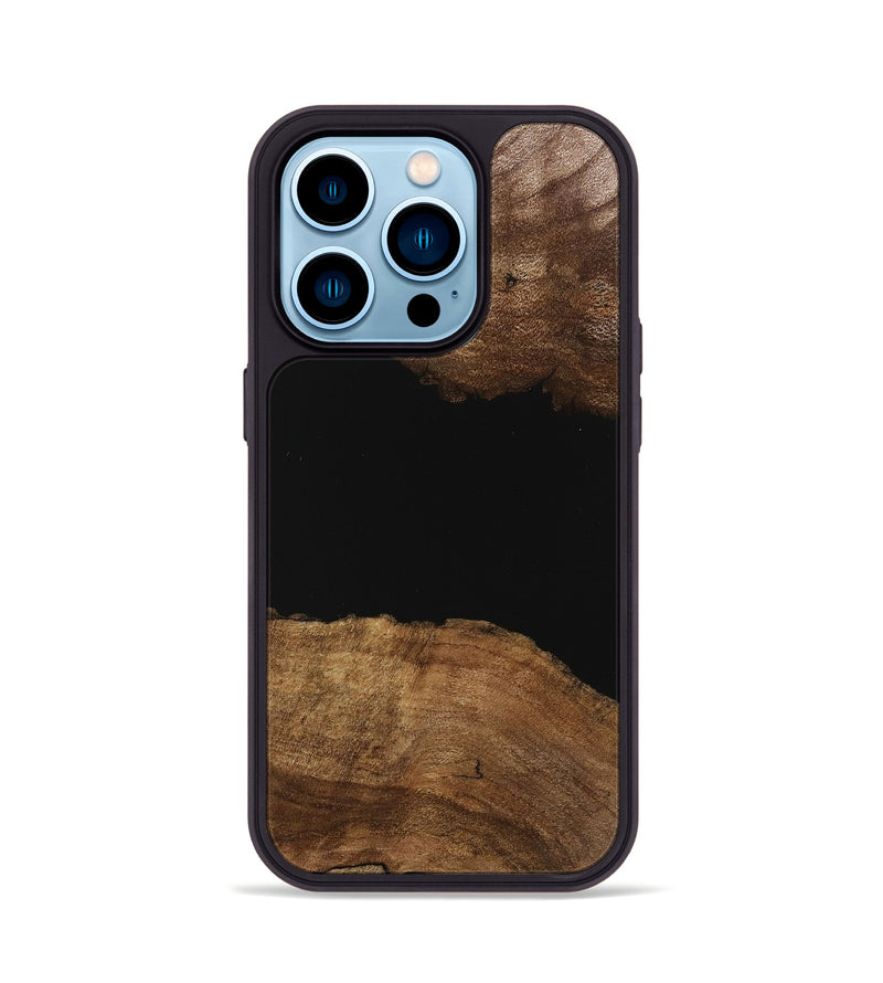 iPhone 14 Pro Wood Phone Case - Mason (Wood Burl, 745529)