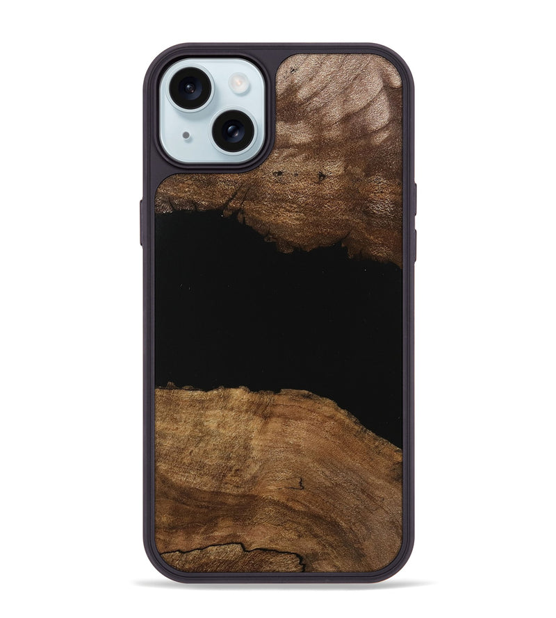 iPhone 15 Plus Wood Phone Case - Mason (Wood Burl, 745529)