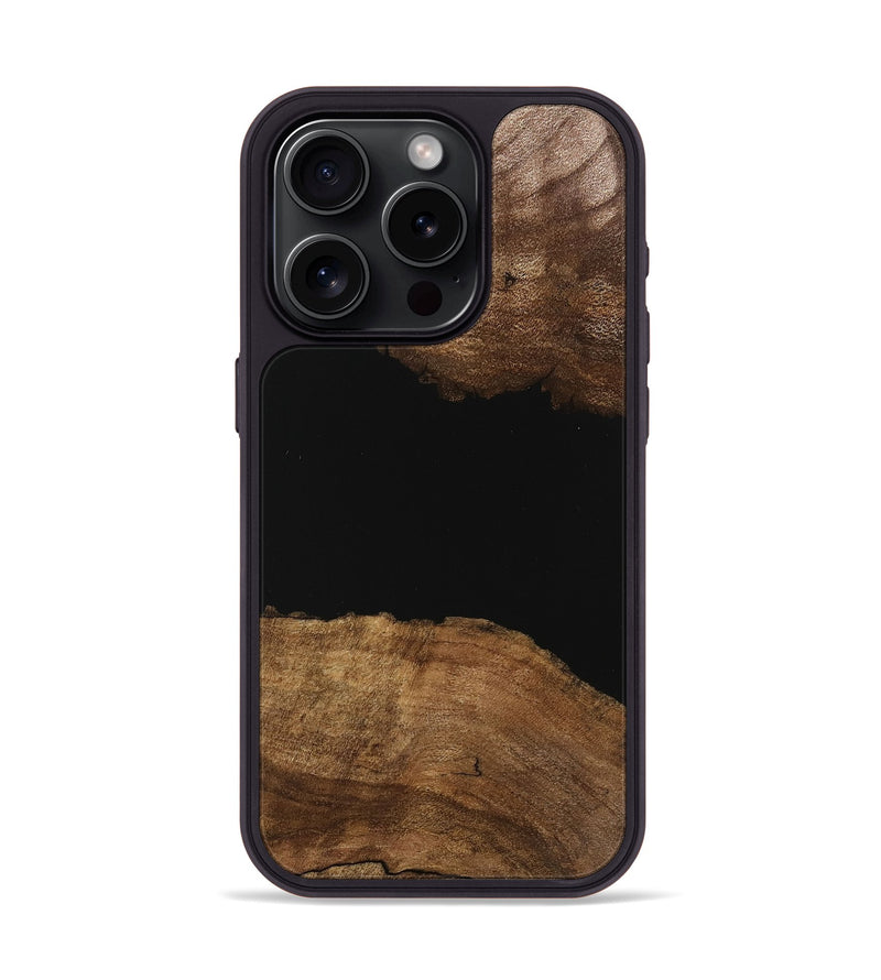 iPhone 15 Pro Wood Phone Case - Mason (Wood Burl, 745529)