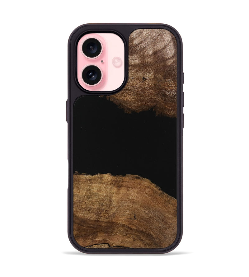 iPhone 16 Wood Phone Case - Mason (Wood Burl, 745529)