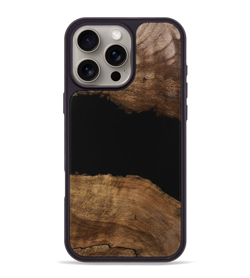 iPhone 16 Pro Max Wood Phone Case - Mason (Wood Burl, 745529)