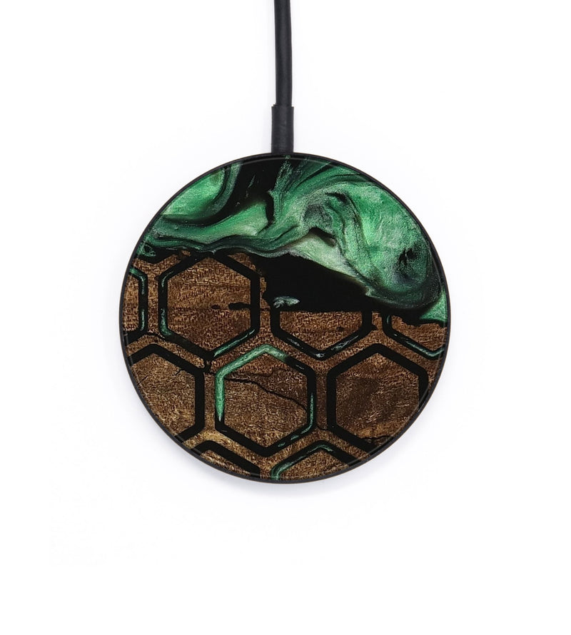 Circle Wood Wireless Charger - Astrid (Pattern, 745530)