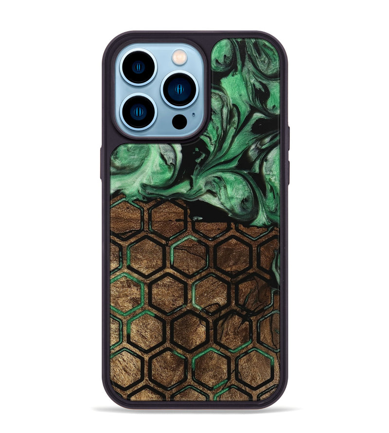 iPhone 14 Pro Max Wood Phone Case - Astrid (Pattern, 745530)