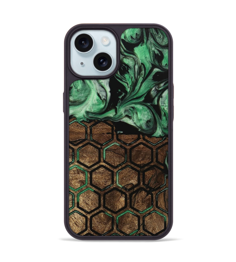 iPhone 15 Wood Phone Case - Astrid (Pattern, 745530)