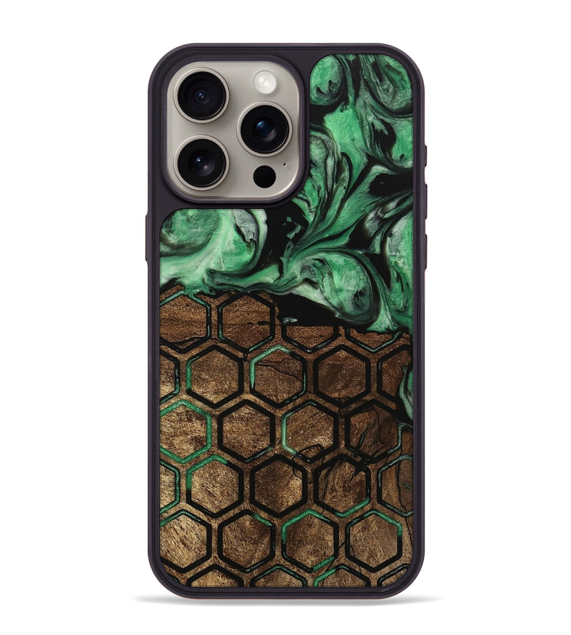 iPhone 15 Pro Max Wood Phone Case - Astrid (Pattern, 745530)