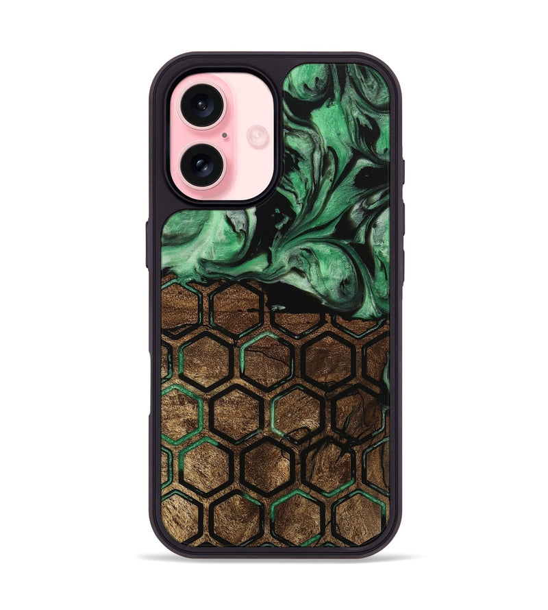 iPhone 16 Wood Phone Case - Astrid (Pattern, 745530)