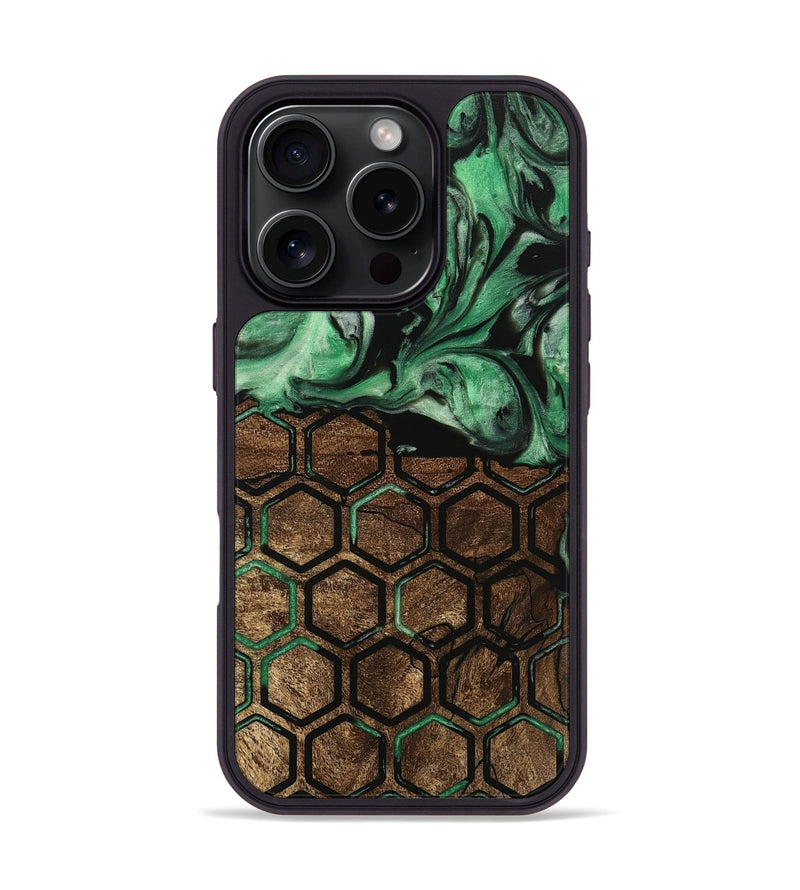 iPhone 16 Pro Wood Phone Case - Astrid (Pattern, 745530)