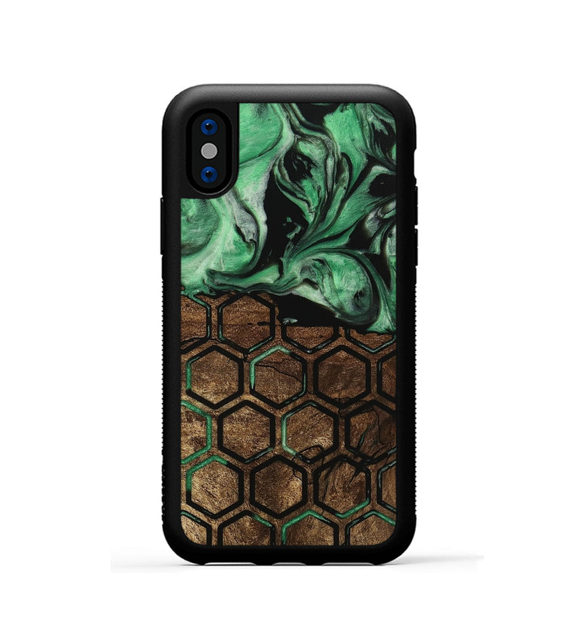 iPhone Xs Wood Phone Case - Astrid (Pattern, 745530)