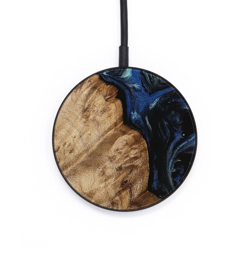 Circle Wood Wireless Charger - Stevie (Blue, 745531)