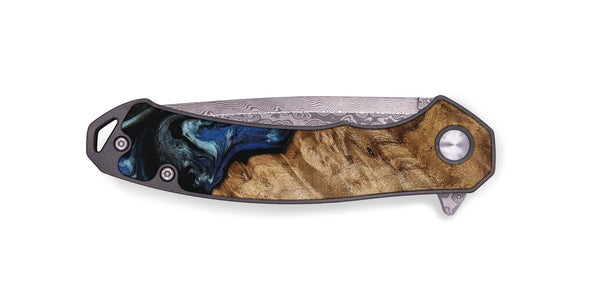 EDC Wood Pocket Knife - Stevie (Blue, 745531)