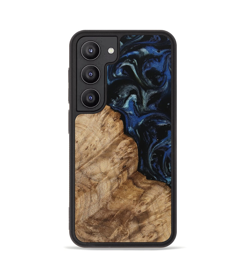 Galaxy S23 Wood Phone Case - Stevie (Blue, 745531)