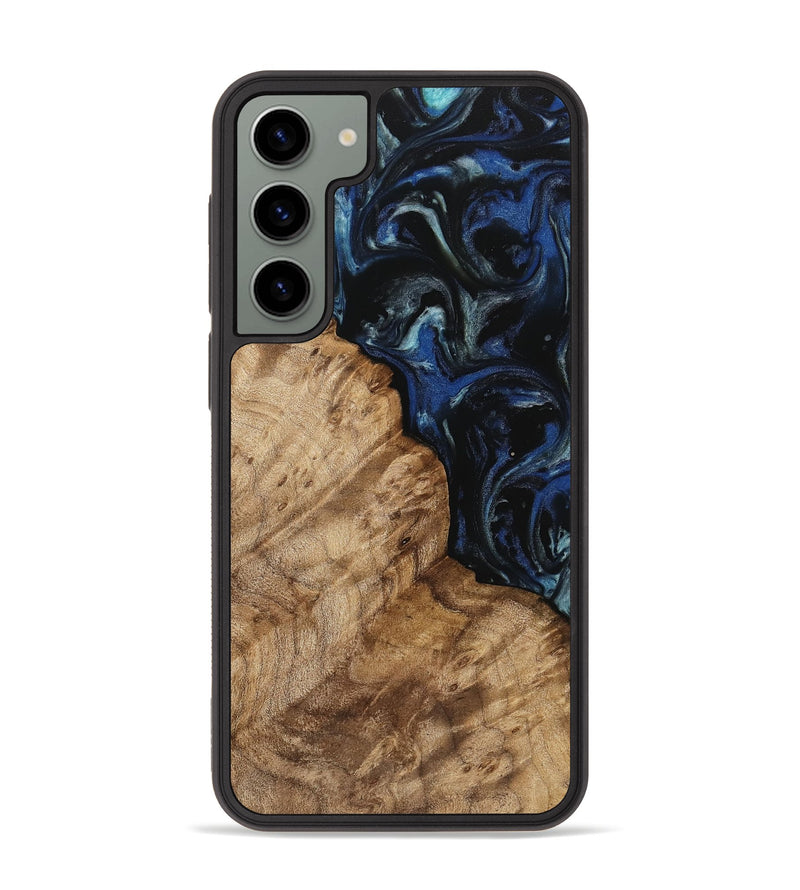 Galaxy S23 Plus Wood Phone Case - Stevie (Blue, 745531)