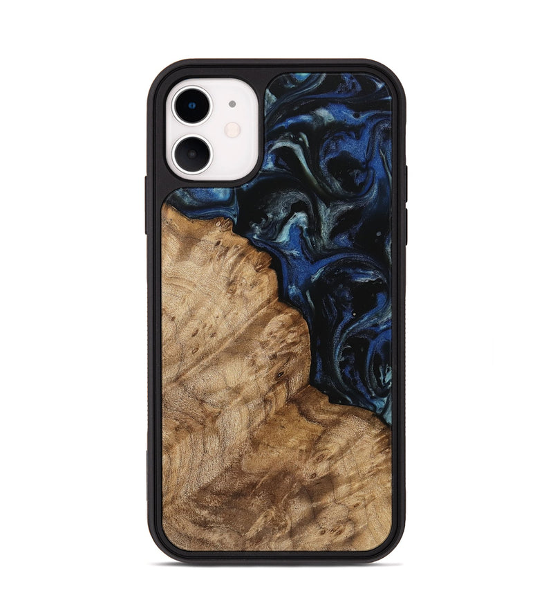 iPhone 11 Wood Phone Case - Stevie (Blue, 745531)