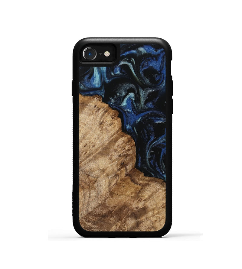 iPhone SE Wood Phone Case - Stevie (Blue, 745531)